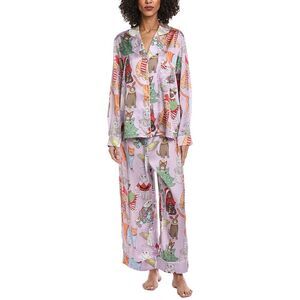 Karen Mabon Womens 2Pc Pajama Set